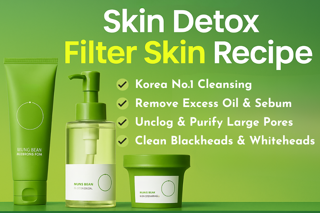 Munglow Filter Skin Skin Detox Recipe Trio Set